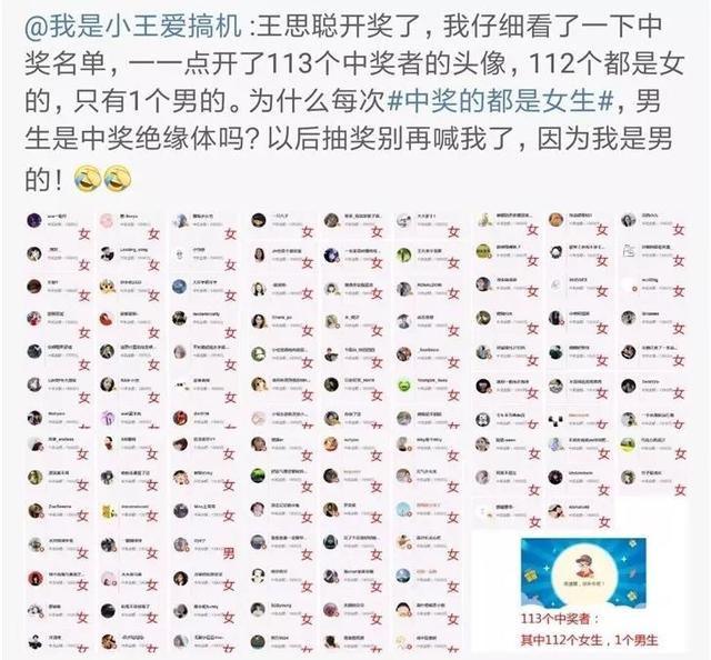 王思聰抽獎(jiǎng)引發(fā)微博危機(jī)公關(guān)，你可能已經(jīng)被判定成機(jī)器人