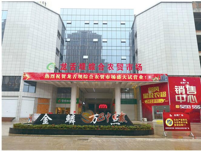 龍舌壩綜合農(nóng)貿(mào)市場建到家門口 巴城市民買菜更便利