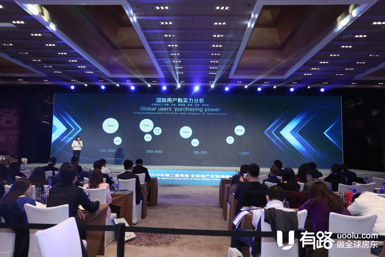 有路合伙人&戰(zhàn)略部副總裁張議文女士發(fā)表有路國際用戶大數(shù)據(jù)