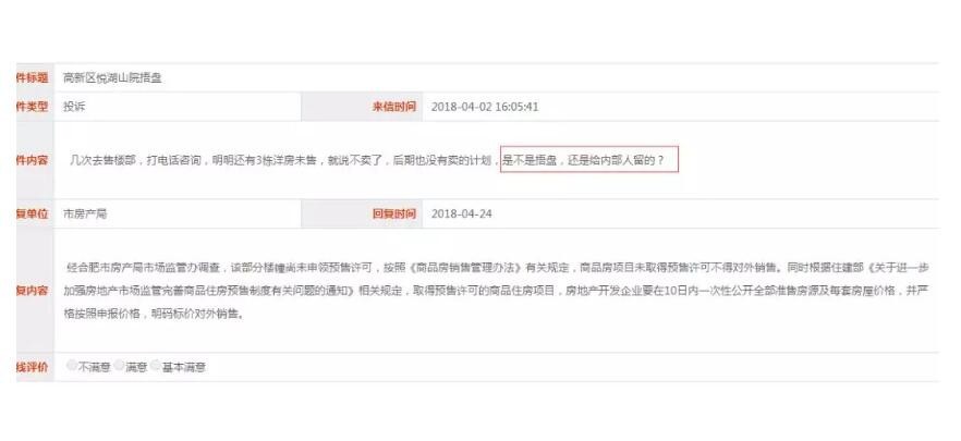 捂盤不售！銅冠花園、依瀾雅居…合肥多家樓盤被投訴