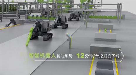 探訪中聯(lián)重科智慧產(chǎn)業(yè)城土方機械園區(qū) 領略“未來智造”