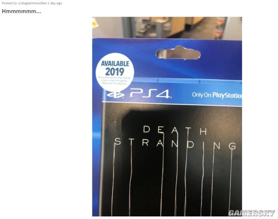 Best Buy曝光《死亡擱淺》2019年發(fā)售 可以實體預購