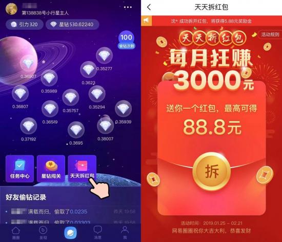 引爆新一年全民狂歡 支付寶、抖音、網(wǎng)易圈圈躋身春節(jié)紅包戰(zhàn)場