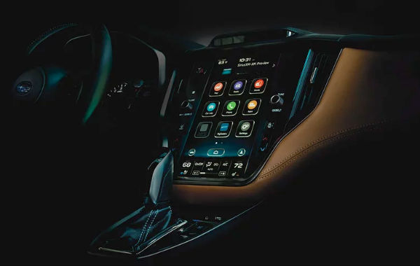 斯巴魯全新力獅官圖發(fā)布 配大尺寸中控液晶屏