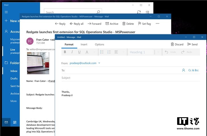 微軟發(fā)布對(duì)開(kāi)發(fā)人員的UWP多窗口創(chuàng)建支持
